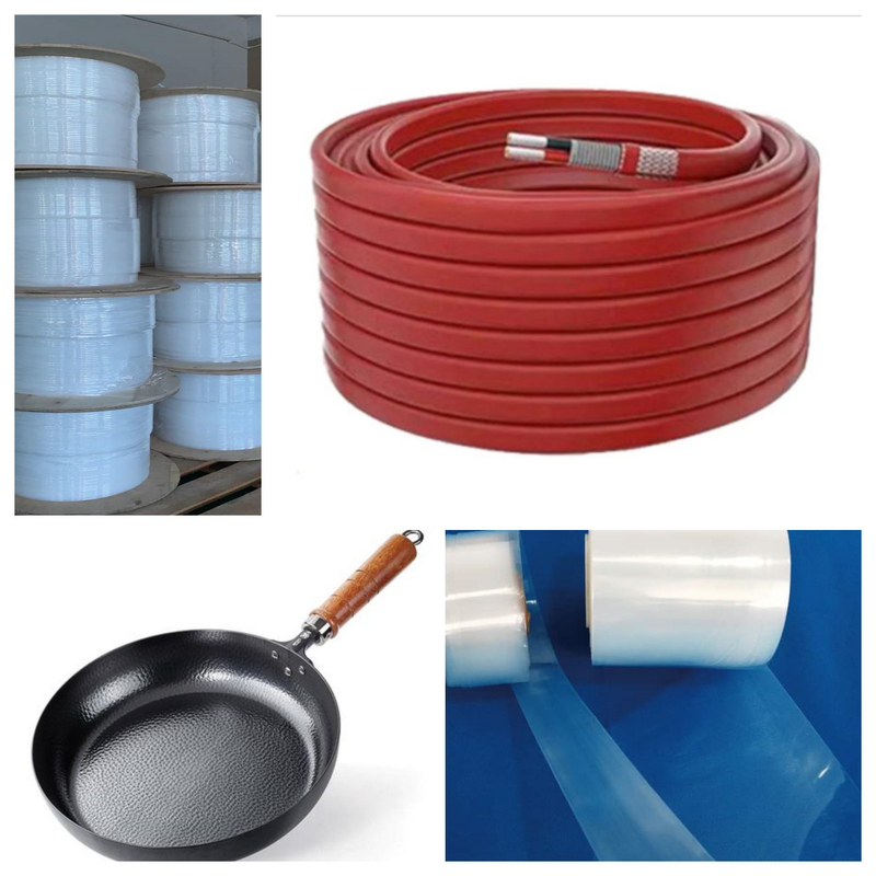 UV direnci olan FEP reçine peletleri 25 MPa germe gücü 270.C erime noktası ile