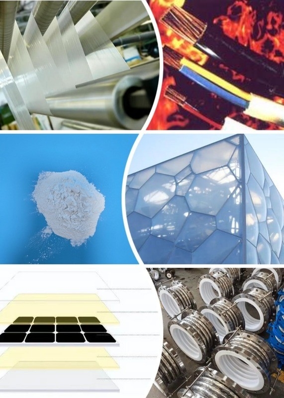 Kimyasal olarak Inert ETFE Pelletleri Isı İleçliliği 0,25 W/M·K Tüpler için