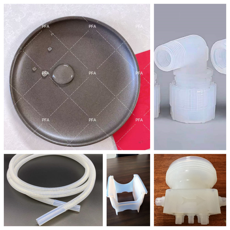 Fluorpolimer PFA reçine 35 MPa Çekim Gücü Virgin PFA Pellet For Molding