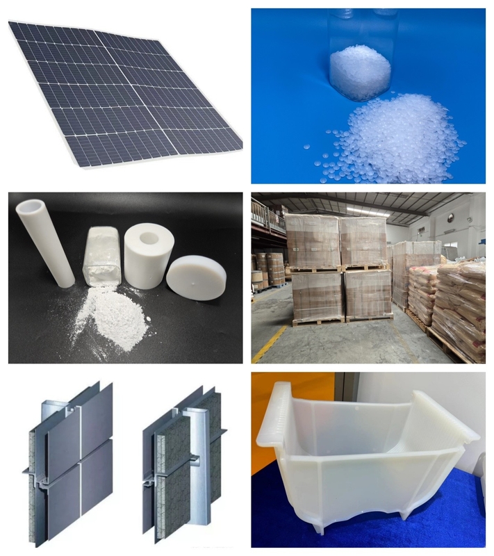 Düşük Su Emimi PVDF Pellets UV Dirençli 0,25 W/mK Isı İleticiliği