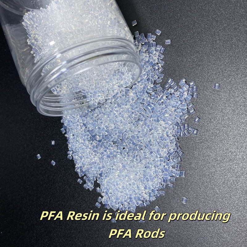 Düşük sürtünmeye dayanıklı mekanik parçalarda PFA çubukları üretmek için PFA reçine